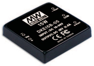 Изображение товара Преобразователь DC/DC Mean Well DKE15B-15 15 ВА импульсный