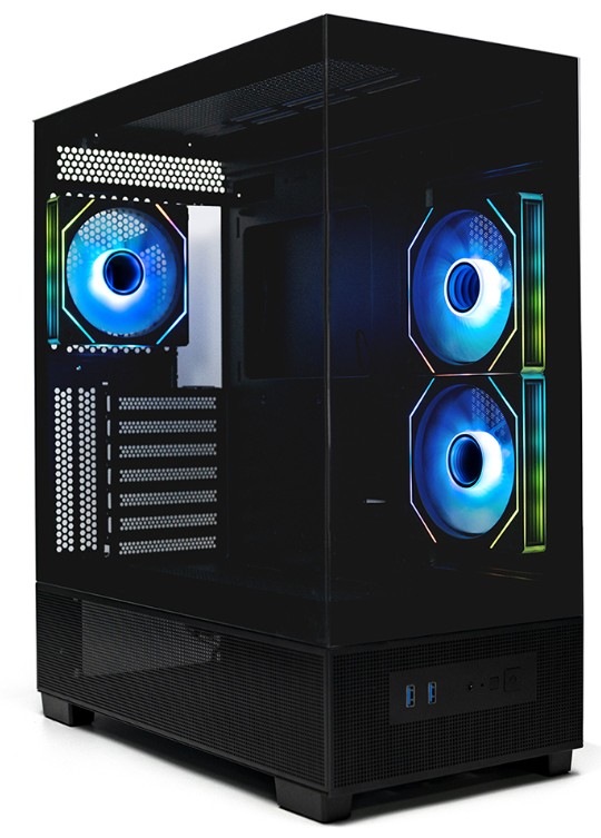 

Корпус ATX Xastra Q500-3FM12A-C10 черный, без БП, 2*USB 3.0, Q500-3FM12A-C10