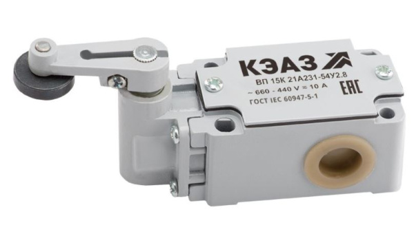 Изображение товара Выключатель путевой КЭАЗ 151298 с IP54 и 10 А