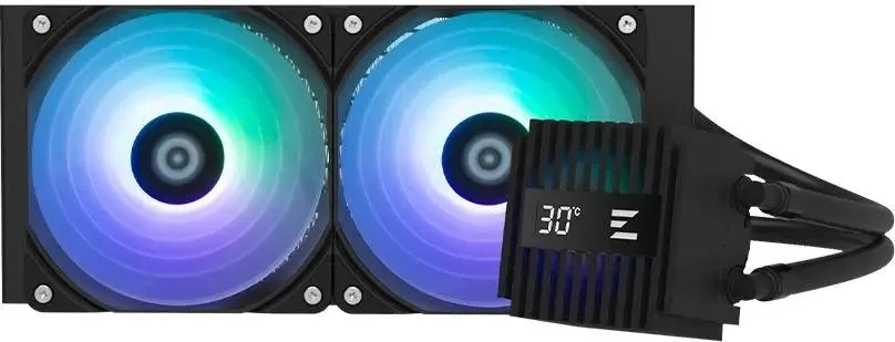 

Система охлаждения жидкостная Zalman Liquid Cooler 240mm ALPHA2 DS A24 Black LGA115x/1200/17001851/AM4/AM5 (2*120mm, 600-2000rpm, 29.7dBa), Liquid Cooler 240mm