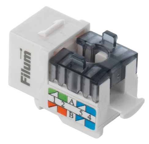 фото Модуль Keystone RJ45 UTP Filum FL-KJ-U6-WT-90 в Перми