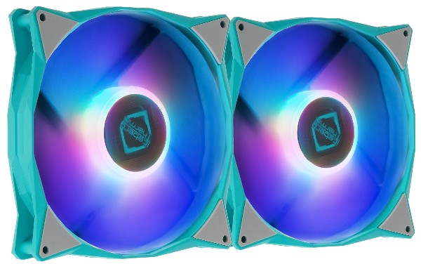 

Вентилятор для корпуса Iceberg Thermal IceGALEARGB140mmTEAL2P 140mm, 500-1600rpm, 96CFM, 36dBa (2-pack), IceGALEARGB140mmTEAL2P