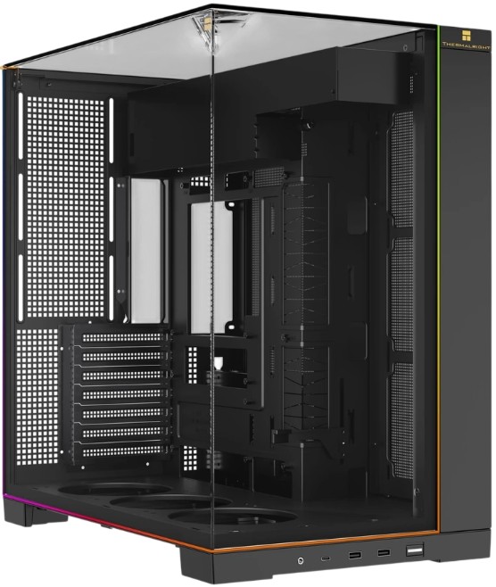 

Корпус ATX Thermalright TR-A70 ARGB без БП, черный, боковая панель из закалённого стекла, 2*USB 3.1, USB Type-C, TR-A70 ARGB