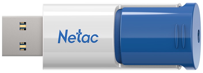 

Накопитель USB 3.0 32GB Netac NT03U182N-032G-32BL U182 Blue выдвижной, NT03U182N-032G-32BL
