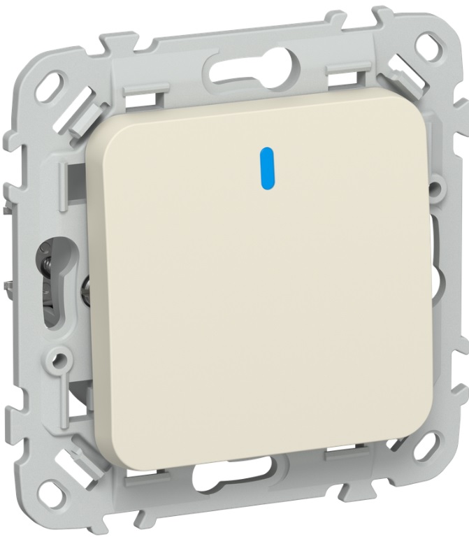 

Переключатель одноклавишный IEK FI-V12-1-10-1-K86 FLITE с индикацией 10А ВС61-1-1-ФлСл сливочный, FI-V12-1-10-1-K86