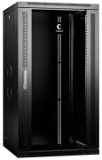 фото Шкаф настенный 19", 22U  Cabeus SH-05F-22U60/45-R-BK