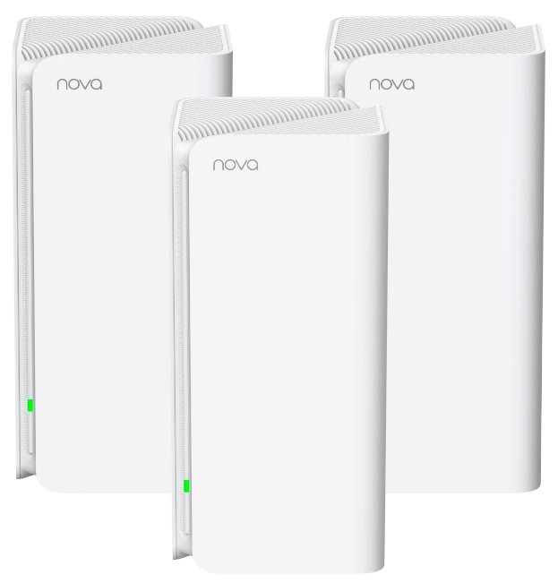 

Роутер Tenda MX15 Pro (3-pack) двухдиапазонная гигабитная Wi-Fi Mesh система AX5400, 2,4/5 ГГц, до 5378 Мбит/с, 3x1Гбит/с, MX15 Pro (3-pack)