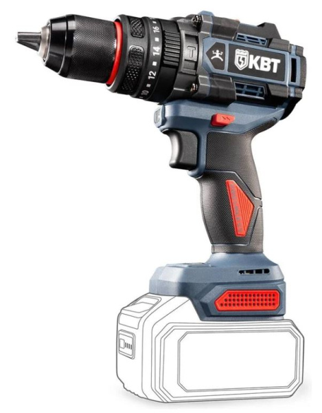 Изображение товара Дрель-шуруповерт КВТ 104539 Ударная 13 мм 160 Нм