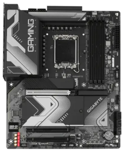 

Материнская плата ATX GIGABYTE Z790 GAMING X (LGA1700, Z790, 4*DDR5 (7600), 6*SATA 6G RAID, 4*M.2, 3*PCIE, 2.5Glan, HDMI, DP, 5*USB 3.2, 4*USB 2.0), Z790 GAMING X
