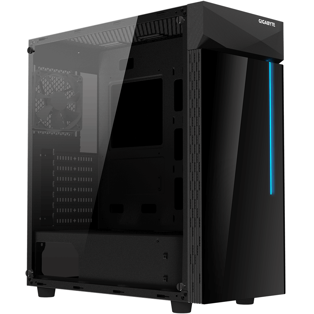 

Корпус ATX GIGABYTE C200 GLASS черный, без БП, с окном, 2*USB3.0, audio, C200 GLASS