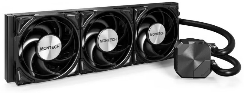 

Система охлаждения жидкостная Montech HYPERFLOW SILENT 360 (B) LGA115x/1200/1700/1851/AM4/AM5 (310W, 3*120mm, 800-2200rpm, 72.3CFM, 24.8dBa), HYPERFLOW SILENT 360 (B)