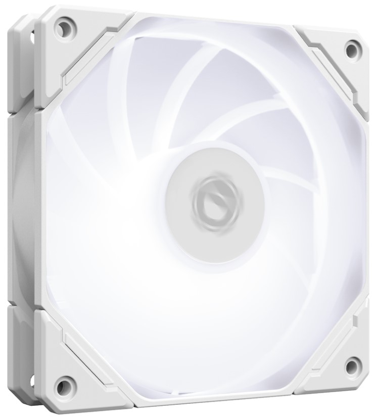 

Вентилятор для корпуса ID-Cooling TF-12025-PRO SW 120x120x25mm, 300-1500rpm, 70CFM, 28.9dBA, 4-pin PWM, White LED, BOX, TF-12025-PRO SW