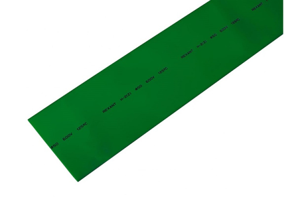 Изображение товара Термоусадочная трубка Rexant 25-0003 1м зеленая для изоляции и защиты кабелей