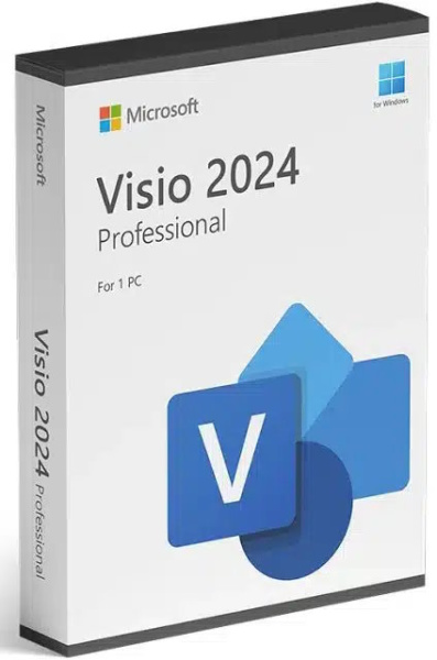 Изображение товара ПО Microsoft Visio Professional 2024 All Lng PK Lic Online DwnLd C2R NR (по электронной почте) (EP2-07110)