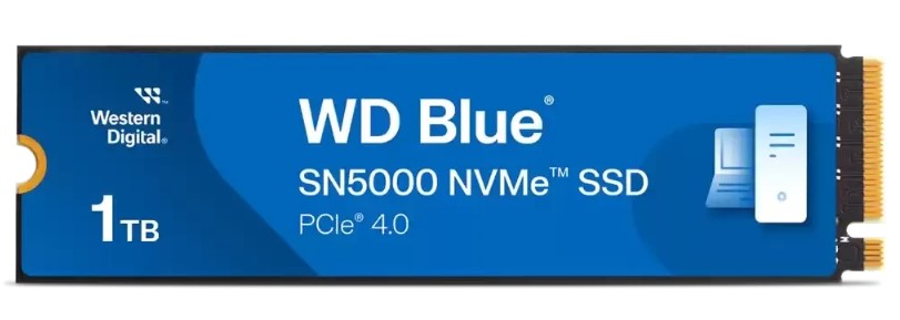 

Накопитель SSD M.2 2280 Western Digital WDS100T4B0E 1TB 5150/4900MB/s, WDS100T4B0E