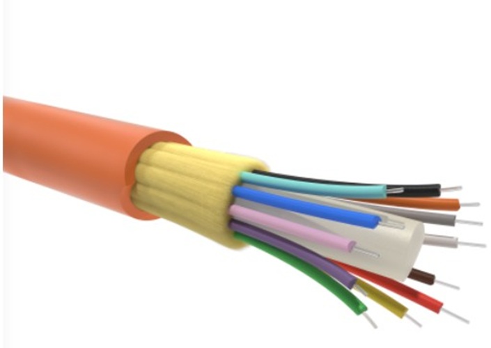 

Кабель волоконно-оптический 50/125, 12 волокон DKC RNDTIN5012LSOR DT в плотном буфере (tight buffer) 900мкм, OM2, внутренний, LSZH нг(А)-LS, оранжевый, RNDTIN5012LSOR