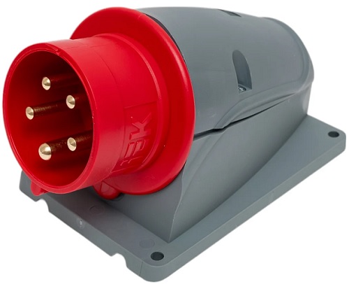 

Вилка стационарная IEK PSN52-016-5 MAGNUM ССИ-515 16А-6ч 380В 3P+PE+N IP44, PSN52-016-5