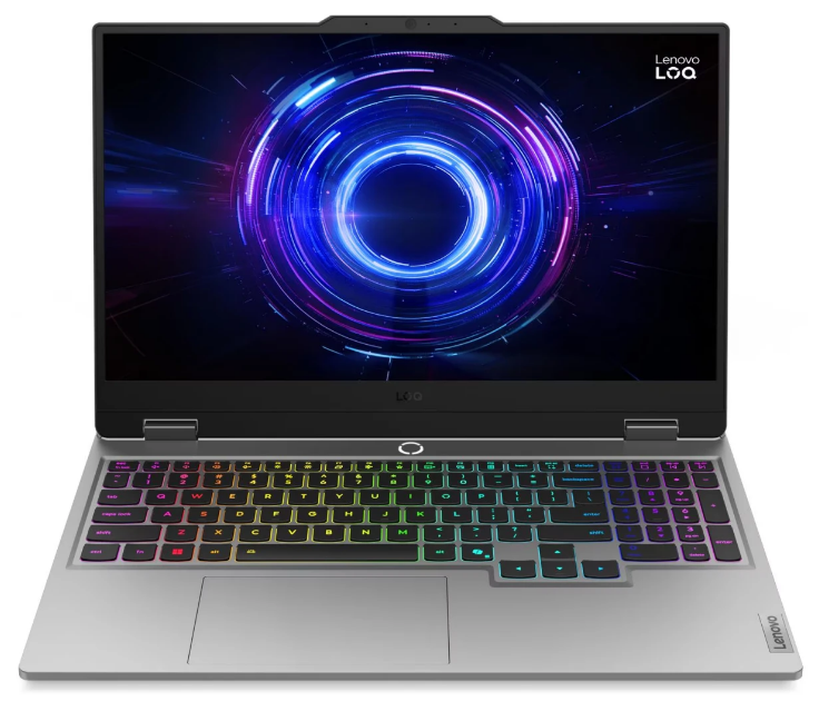 

Ноутбук Lenovo Loq 15IRX10 83JE009VPS i7-14700HX/24GB/512GB SSD/GeForce RTX 5050 8GB/15.6" FHD/Wi-Fi/BT/Cam/noOS/grey, Loq 15IRX10