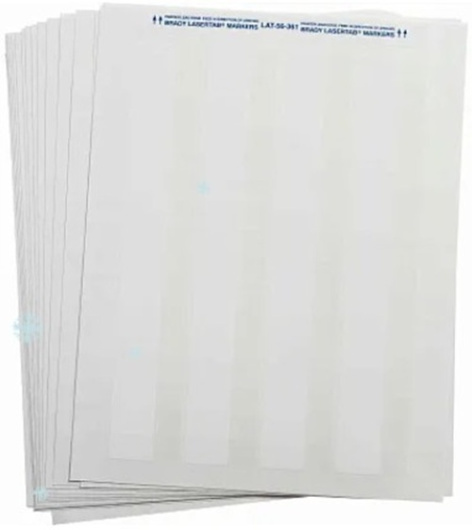 Изображение товара Этикетки Brady LAT-18-361-1 для маркировки кабелей лазерной печатью