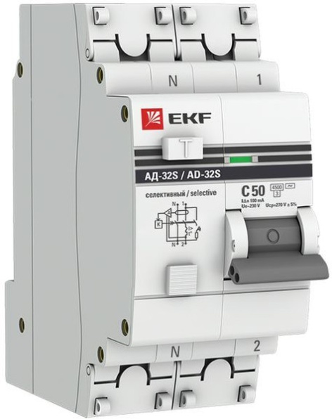 фото Автомат дифференциальный EKF DA32-50-100S-pro в Нижнем Новгороде