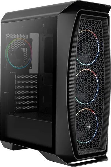 

Корпус ATX AeroCool Aero One Eclipse-G-BK-v1 4710562752342 черный, без БП, с окном, 2*USB 3.0, audio, Aero One Eclipse-G-BK-v1