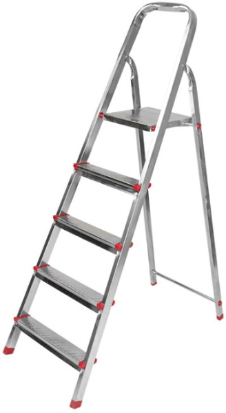 Изображение товара Стремянка Rexant 12-5055 алюминиевая 5 ступеней максимальная высота 1.6 м