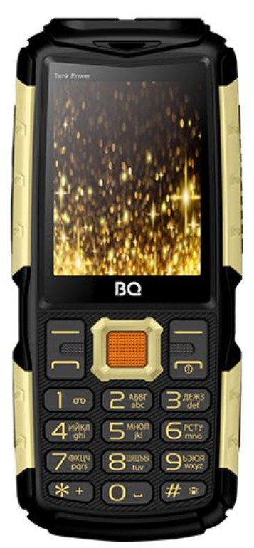 

Мобильный телефон BQ 2430 Tank Power Black+Gold 2.4", BT, 0.3MP, SIM:2, 4000 mAh, 2430 Tank Power Black+Gold