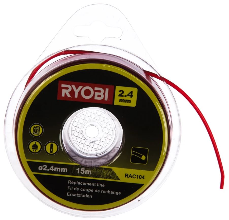 

Леска для триммеров Ryobi RAC104 5132002641 2,4мм 15м, RAC104