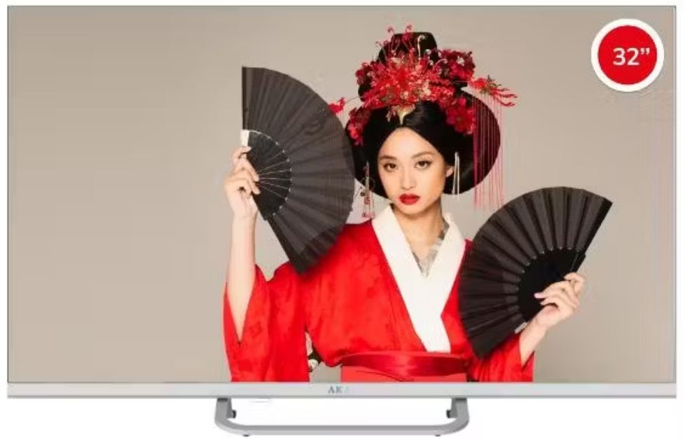 

Телевизор Akai TA32BF552 FHD, SMART AOSP (Android 13.0) 1/8Gb, BT 5.0, WiFi 2.4/5, Voice control, Black, TA32BF552
