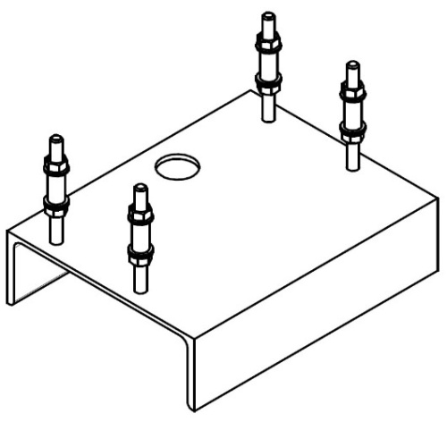 Изображение товара Площадка DoorHan DHSL3000-BASE для привода откатных ворот