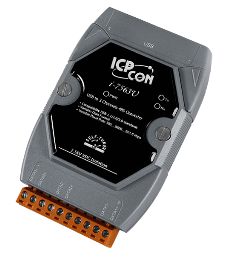 

Преобразователь ICP DAS I-7563U CR USB to Isolated RS-485 Active Star Wiring Converter (Windows 8/8.1), I-7563U CR