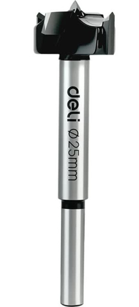 Изображение товара Профессиональное сверло Форстнера Deli DH-MKK025-E1 25 мм для дерева