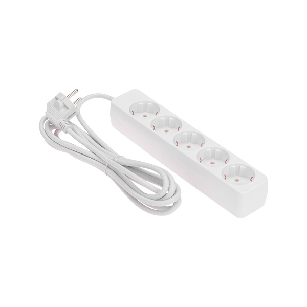 

Удлинитель PROconnect 13-4212 5 гнезд, 3м, 3х0,75мм2, с/з, белый, 13-4212