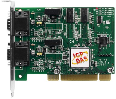 

Плата ICP DAS PISO-CAN200U-D CR 2-Port Isolated Protection Universal PCI CAN Card with 9-Pin D-Sub Connector, PISO-CAN200U-D CR