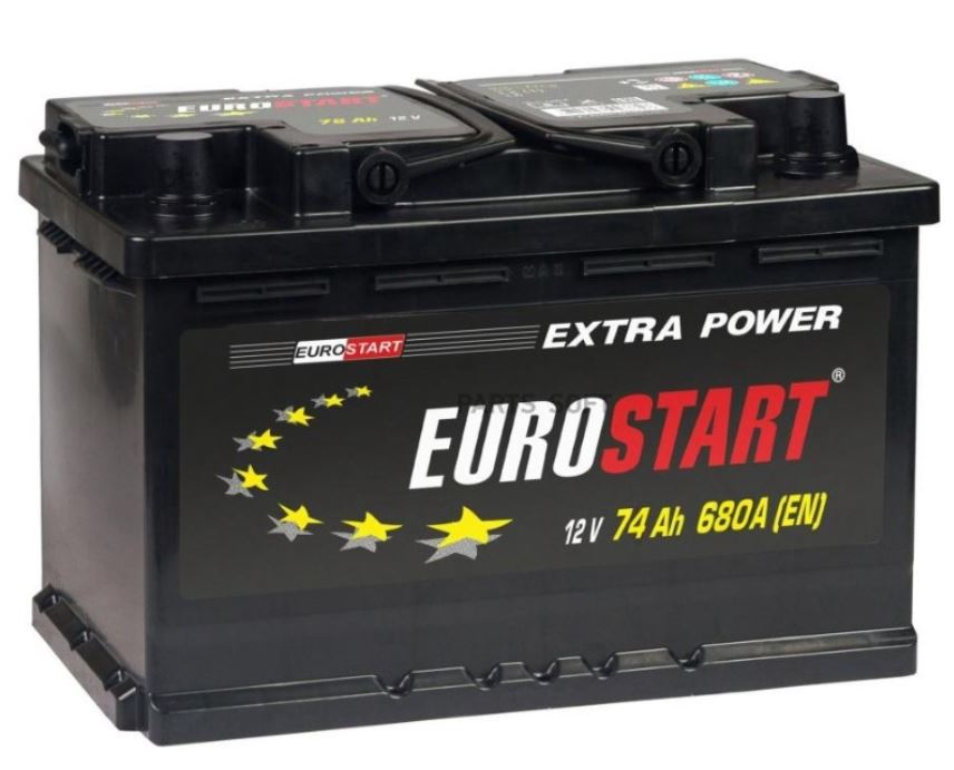 Батарея EUROSTART EU741 Extra Power 74Ah L+ (низкий)