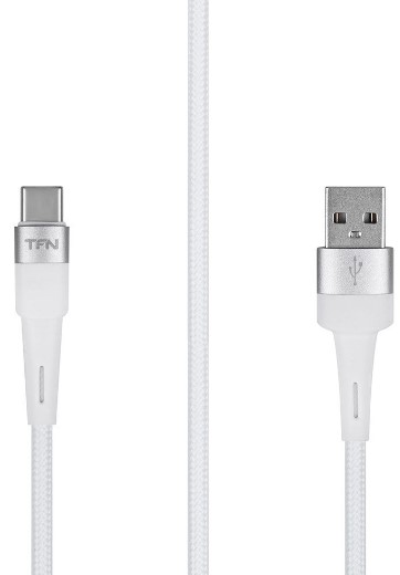 

Кабель интерфейсный TFN TFN-C-ENV-AC1MWH TypeC-USB-A Envy 1.2m нейлон, белый, TFN-C-ENV-AC1MWH
