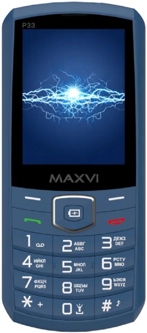 

Мобильный телефон MAXVI P33 4620039119144 marengo, P33