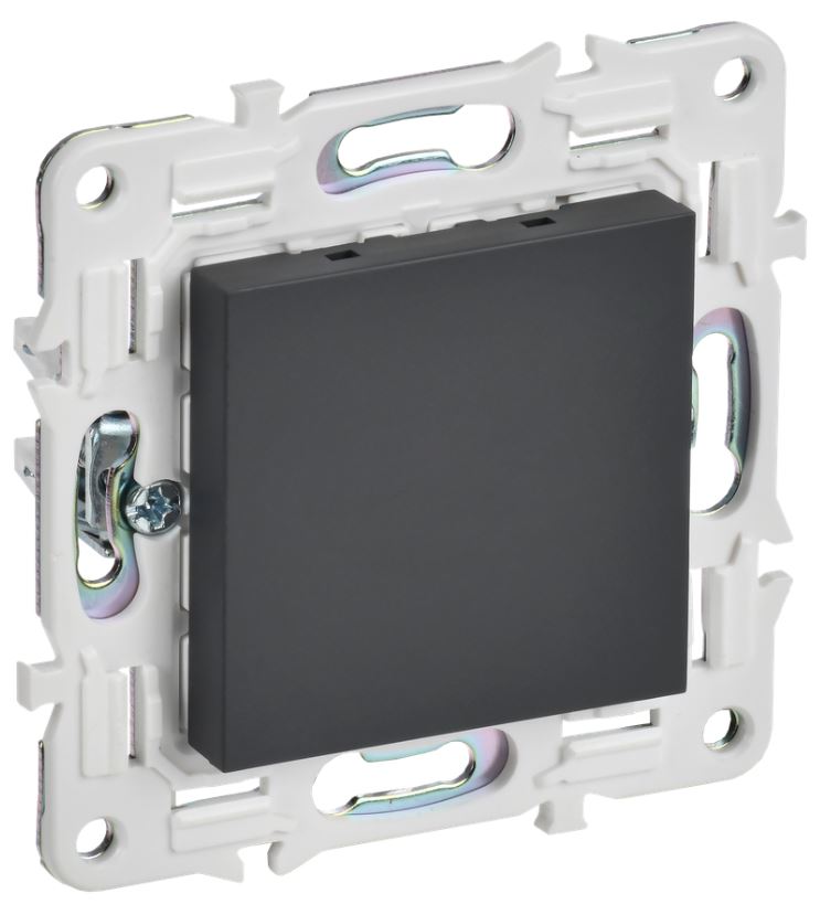 

Заглушка с суппортом IEK SK-PL10-K53 SKANDY SK-C01G графит, SK-PL10-K53