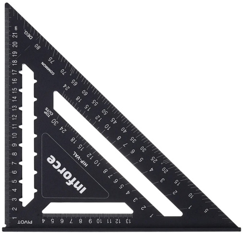Изображение товара Угольник Inforce 06-11-79 механический кровельный 250 мм
