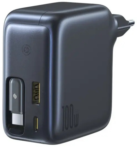 Изображение товара Зарядное устройство Baseus 100 Вт с USB-C и USB-A для быстрой зарядки