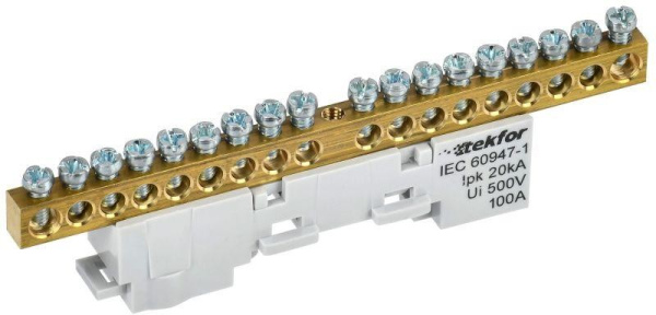 Изображение товара Шина IEK TF-NN10-18-DL-K03 для соединения проводников