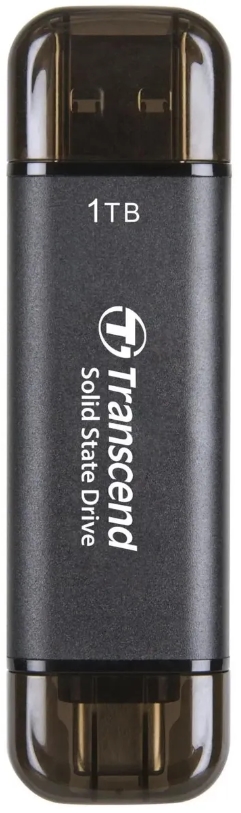 

Внешний SSD USB 3.2 Gen 2 Type-C Transcend TS1TESD310C ESD310C 1ТB Type C/А 1050/950MB/s черный, TS1TESD310C