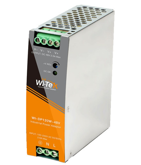 Изображение товара Адаптер питания Wi-Tek WI-DP120W-48V