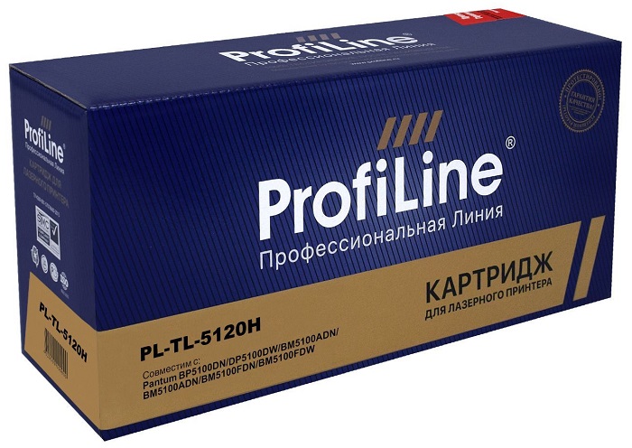 

Картридж ProfiLine PL_TL-5120H для принтеров Pantum BP5100DN/DP5100DW/BM5100ADN/BM5100ADN/BM5100FDN/BM5100FDW 6000 копий, PL_TL-5120H