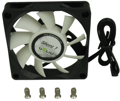 Изображение товара Вентилятор GELID Silent 7 70x70x15 мм 3пин 2200 об/мин тихий