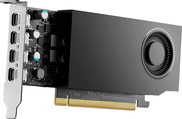 

Видеокарта PCI-E nVidia RTX A1000 (900-5G172-2580-000) 8GB GDDR6 1462/12000MHz, RTX A1000 (900-5G172-2580-000)
