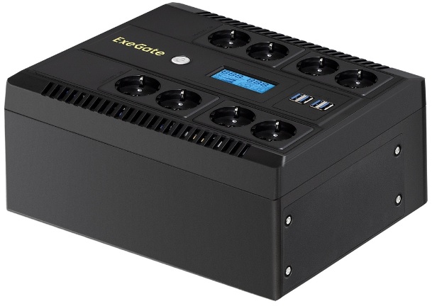 

Источник бесперебойного питания Exegate NEO Smart LHB-800.LCD.AVR.8SH.CH.RJ.USB EX293857RUS 800VA/480W, LCD, AVR, 8*Schuko, RJ45/11, USB, 4*USB-порта, NEO Smart LHB-800.LCD.AVR.8SH.CH.RJ.USB (УЦЕНЕННЫЙ)