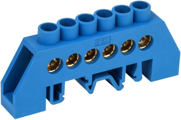 Изображение товара Шина IEK YNN10-812-6DP-K07 для соединения нулевых проводов щитового оборудования