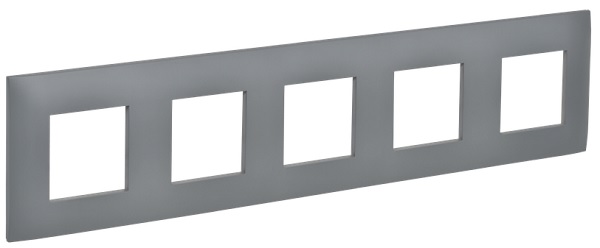 

Рамка пятерная IEK SK-M52-K03 SKANDY SK-F05Gr серая, SK-M52-K03