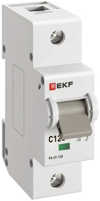 Изображение товара Автоматический выключатель EKF mcb47125-1-125C модульный IP20